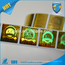 adhesive custom logo 3d dynamic hologram label Sticker printing for10ml hologram vial label